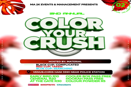 2nd Annual Color Your Crush